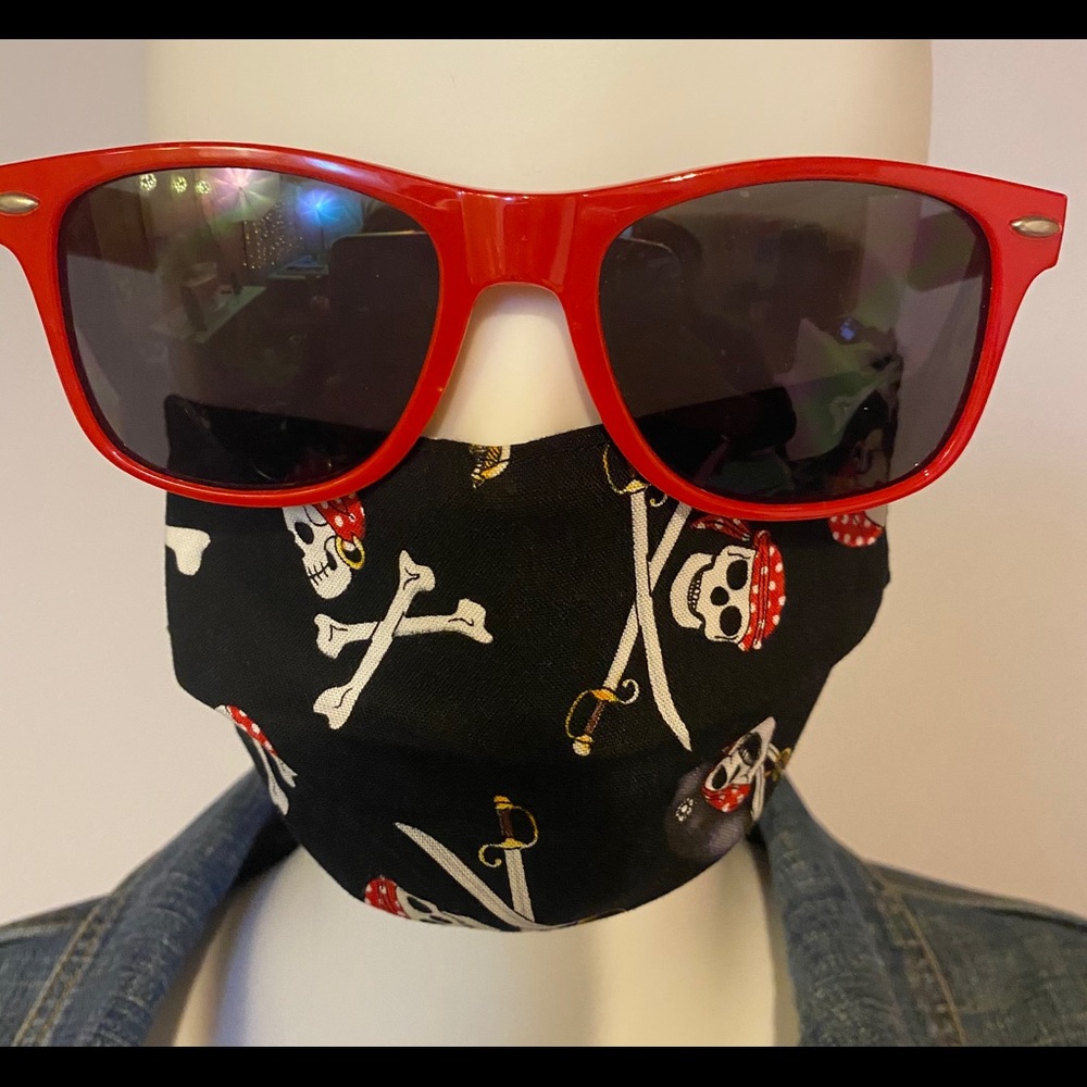 Bundle 3 for $20 Pirate Skull Fabric face mask